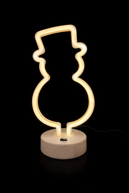 Christmas Snowman Neon Light
